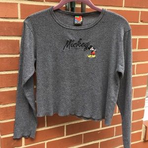 Vintage Mickey Unlimited long-sleeve crop